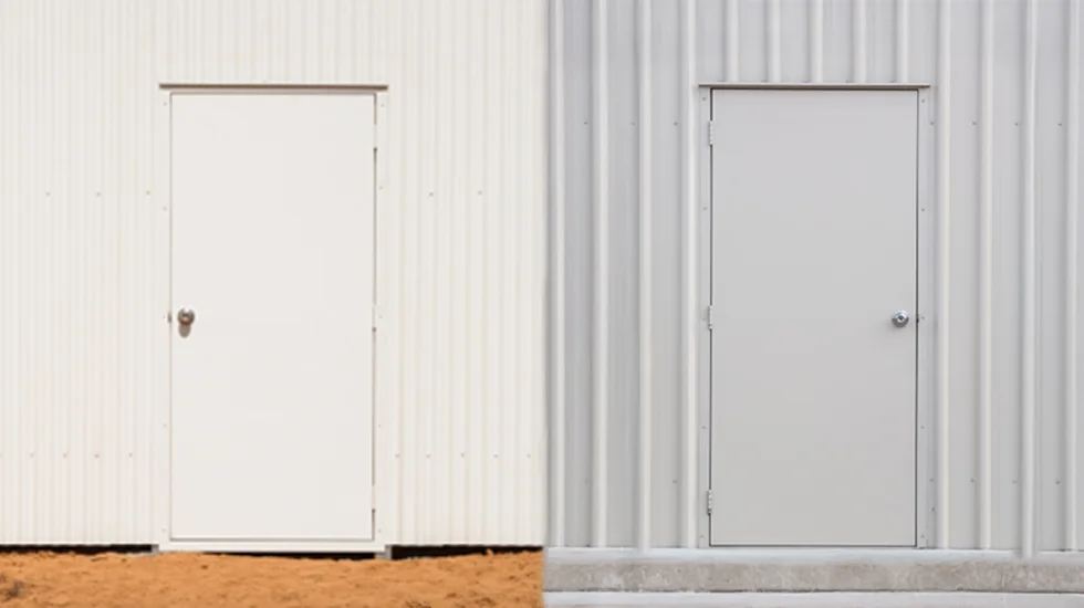 Best Steel Door for Your Shed or Garage: Single vs Dual Skin