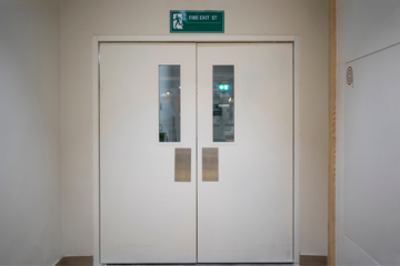 Hospital fire door solutions