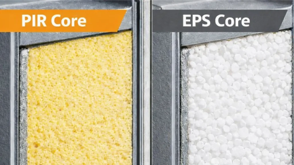 PIR core and EPS core comparison