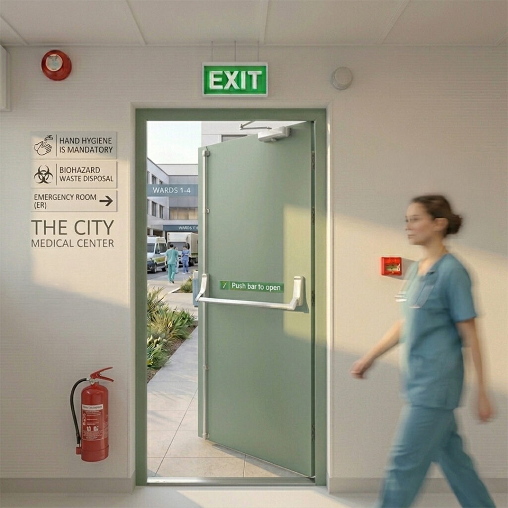 hospital fire doors