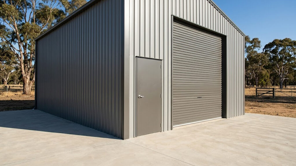 sentry 650 installed on a shed