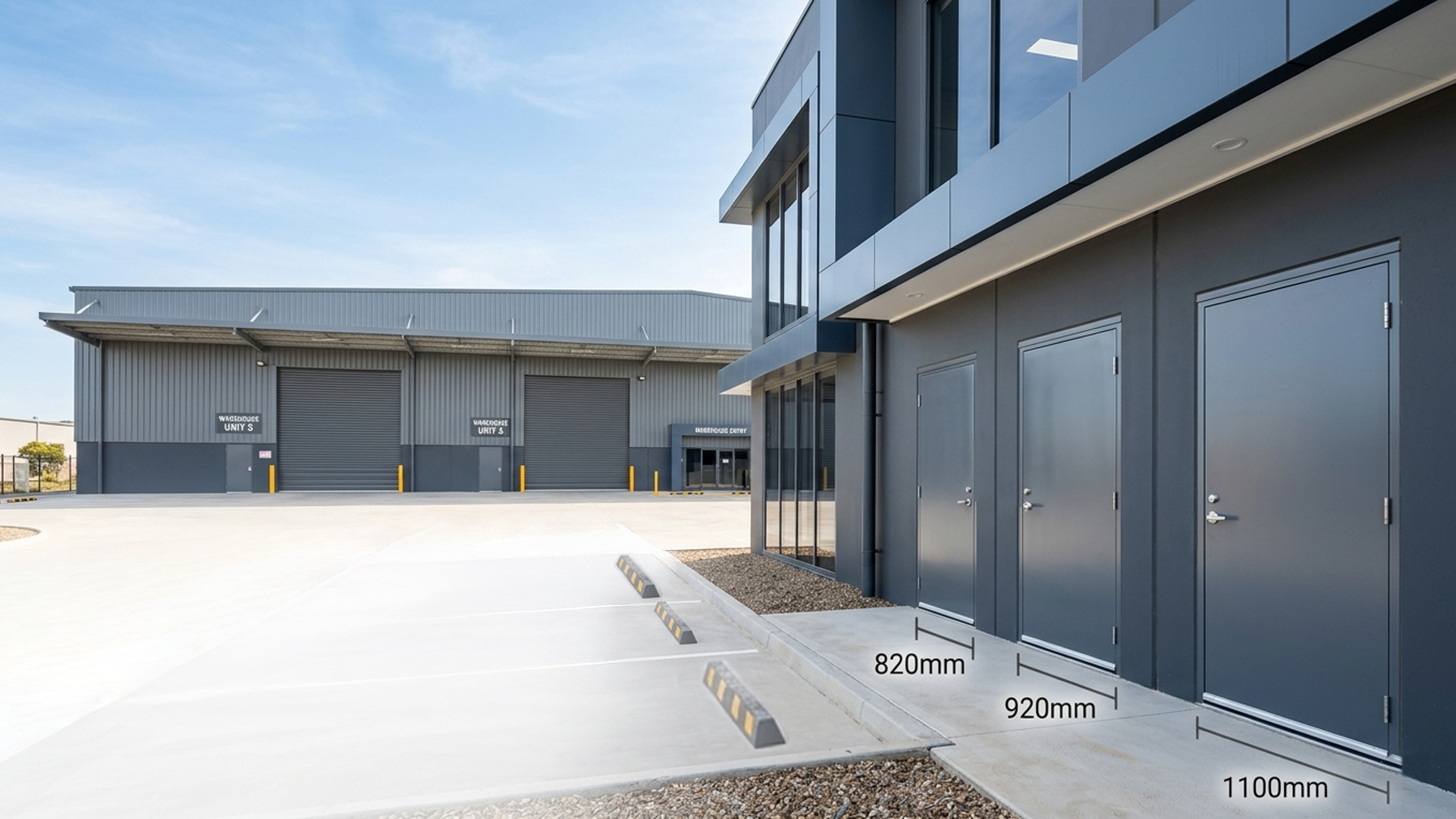 commercial door sizes Australia guide