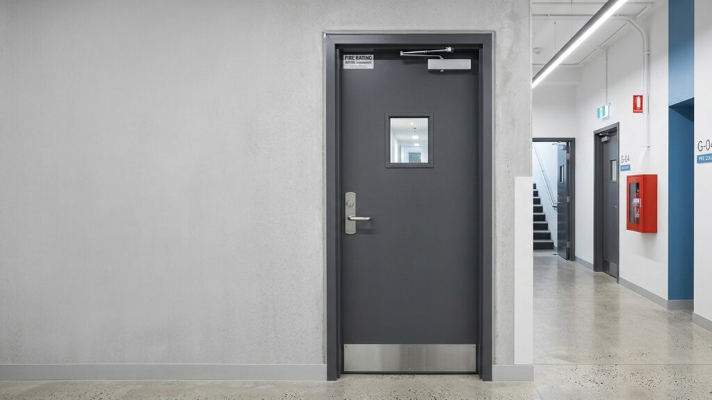 commercial fire door requirements australia larnec door installed