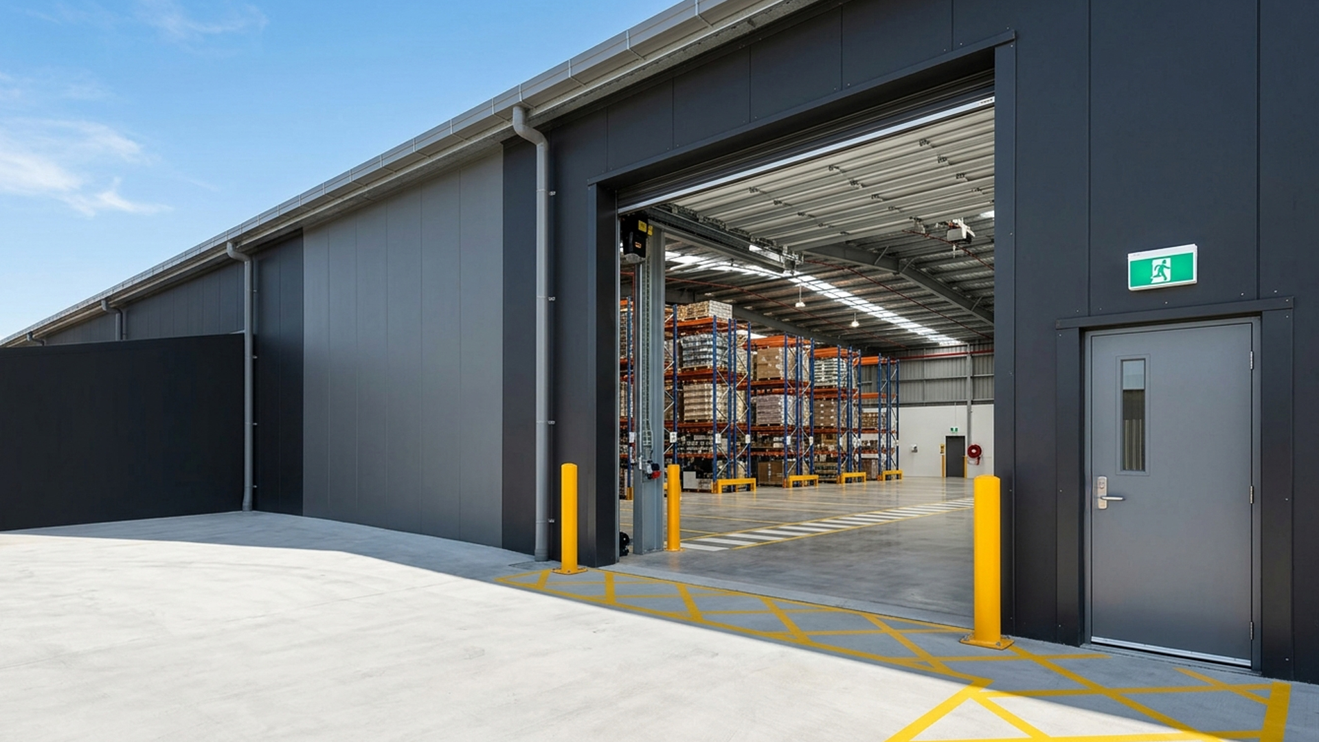 warehouse larnec fire door