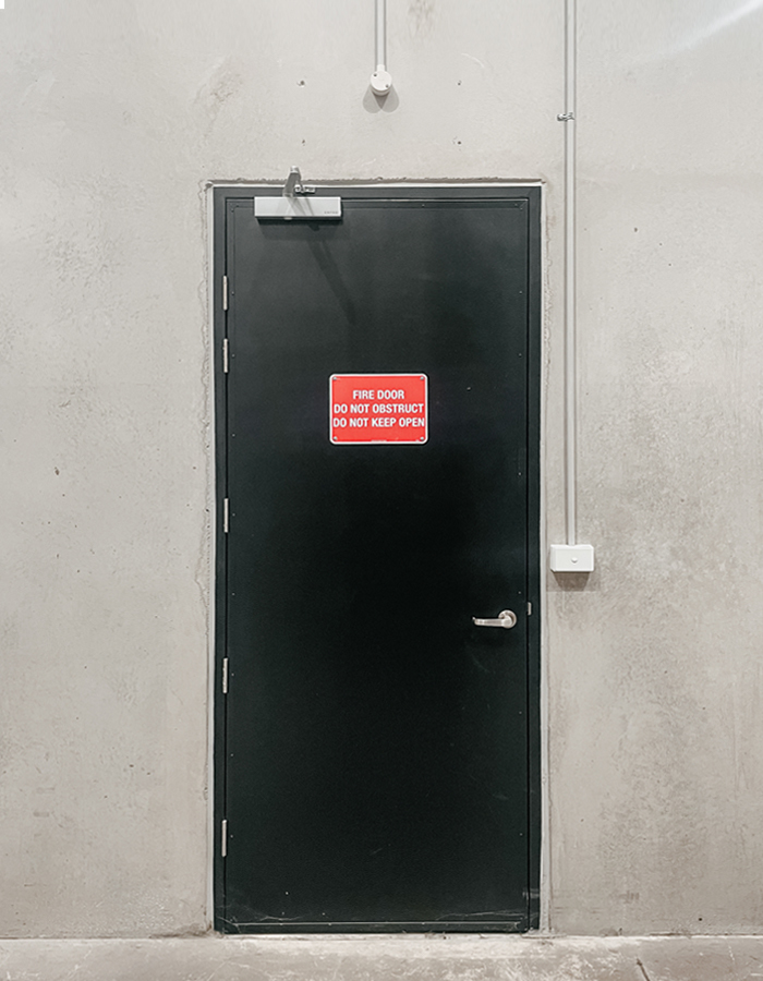Larnec steel-clad fire door