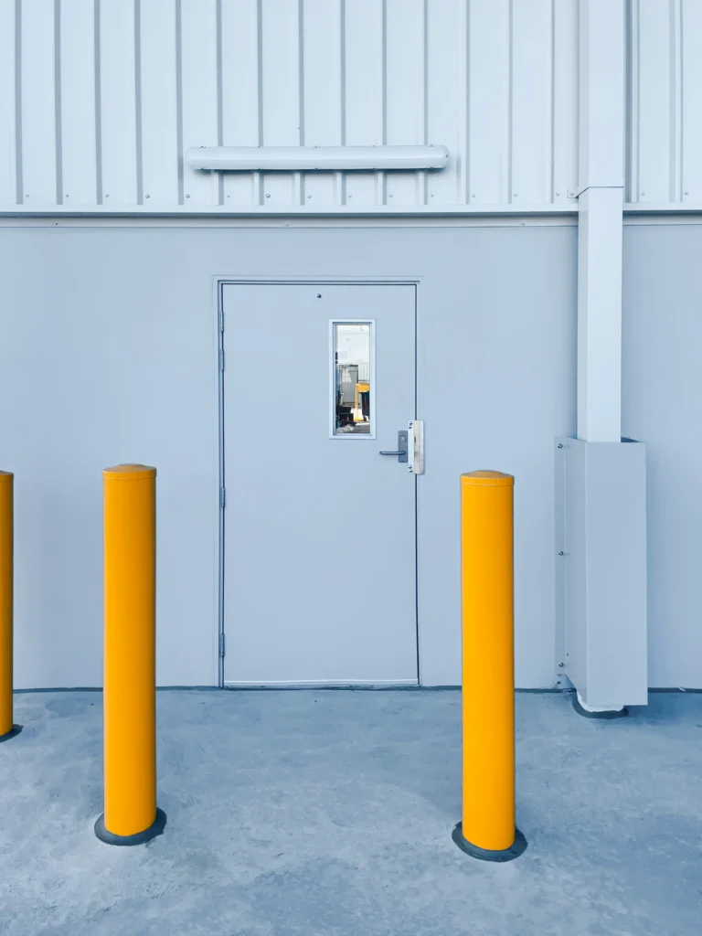 Larnec solid core doorsets with viewing panel