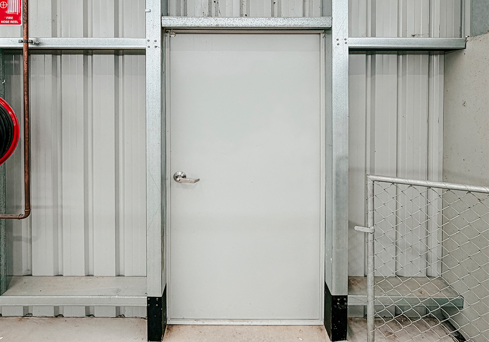 Larnec steel-clad exit doors