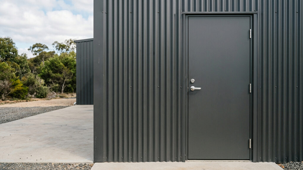 larnec's dual-skin garage door